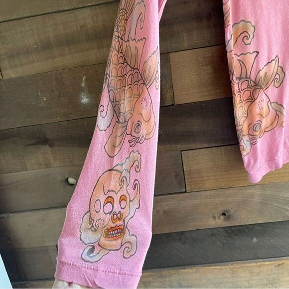 The Great China Wall JAP-AM Koi Fish Long Sleeve T - Picture 2 of 8